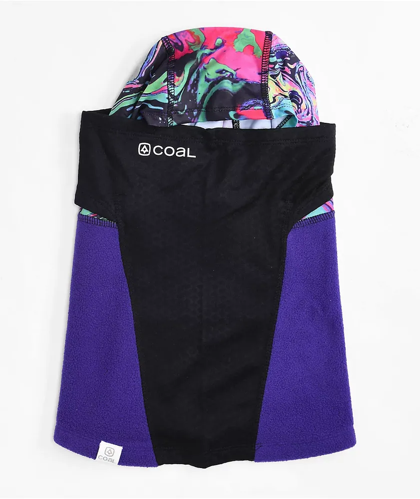 Coal Hybrid Purple Balaclava