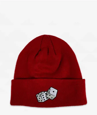 Coal The Crave Dice Red Beanie