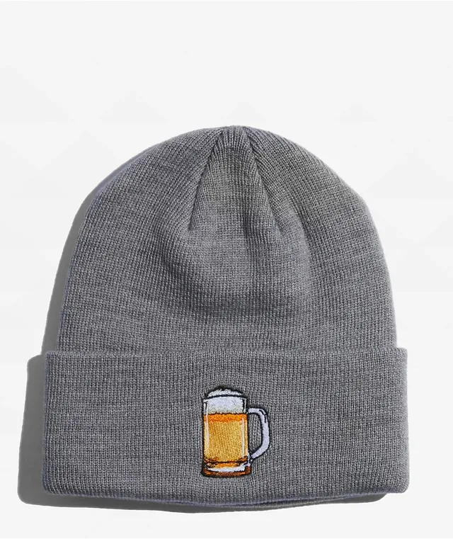 The North Face Logo Box Beanie - Heather Gray