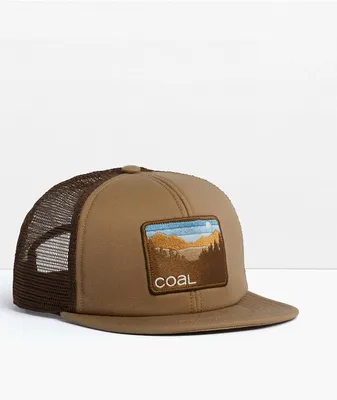 Coal The Hauler Low One Khaki Trucker Hat
