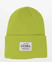 Coal The Uniform Acid Green Beanie