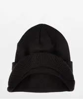 Coal The Uniform Brim Black Beanie