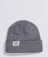 Coal The Uniform Low Heather Grey Beanie