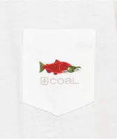 Coal Zypher Salmon White Pocket T-Shirt