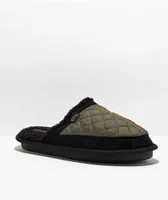 Cobian Happy Camper Olive & Black Mule Slippers