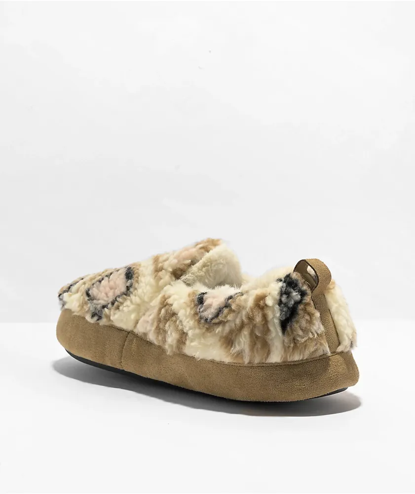 Cobian Sonora Tan Moccasin Slippers