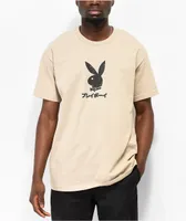 Color Bars X Playboy Ace Of Clubs Sand T-Shirt