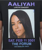 Color Bars x Aaliyah Concert Black T-Shirt