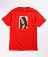 Color Bars x Aaliyah Red T-Shirt