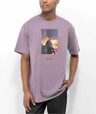 Color Bars x DC Gotham Lavender T-Shirt