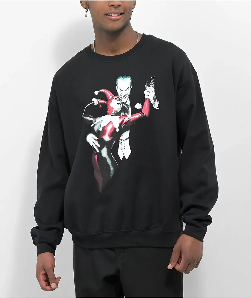 Color Bars x DC Sway With Me Black Crewneck Sweatshirt