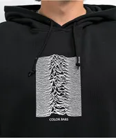 Color Bars x Joy Division Unknown Pleasures Black Hoodie