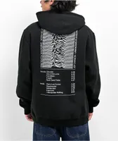 Color Bars x Joy Division Unknown Pleasures Black Hoodie