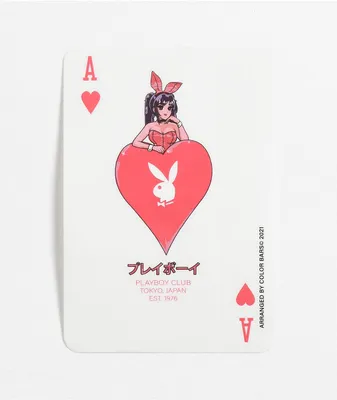 Color Bars x Playboy Ace Of Hearts Sticker