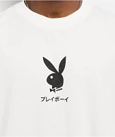 Color Bars x Playboy Ace Of Spades White T-Shirt