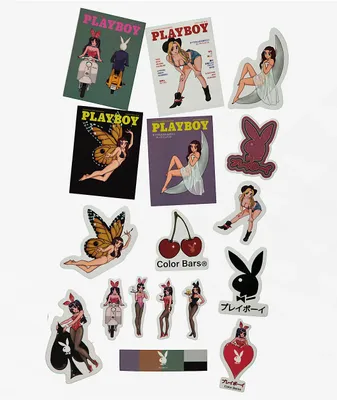 Color Bars x Playboy Assorted Sticker Pack