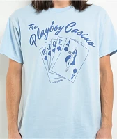 Color Bars x Playboy Casino Light Blue T-Shirt