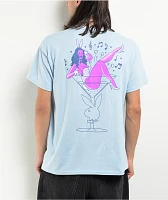 Color Bars x Playboy Casino Light Blue T-Shirt