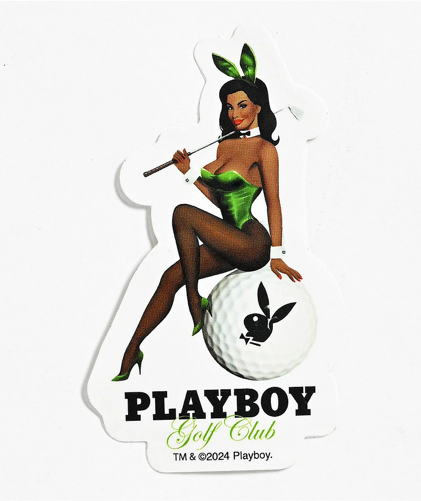 Color Bars x Playboy Golf Club Sticker