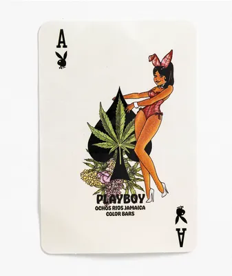 Color Bars x Playboy Jamaica Spades Sticker
