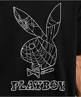 Color Bars x Playboy Spider Web Black T-Shirt