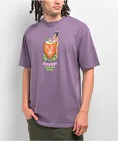 Color Bars x Playboy Thirsty Purple T-Shirt