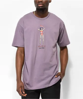 Color Bars x Playboy Tight Squeeze Lavender T-Shirt