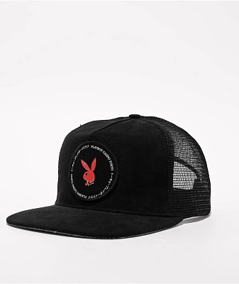 Color Bars x Playboy Tokyo Black Trucker Hat