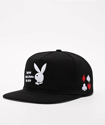 Color Bars x Playboy Tokyo Club Black Snapback Hat