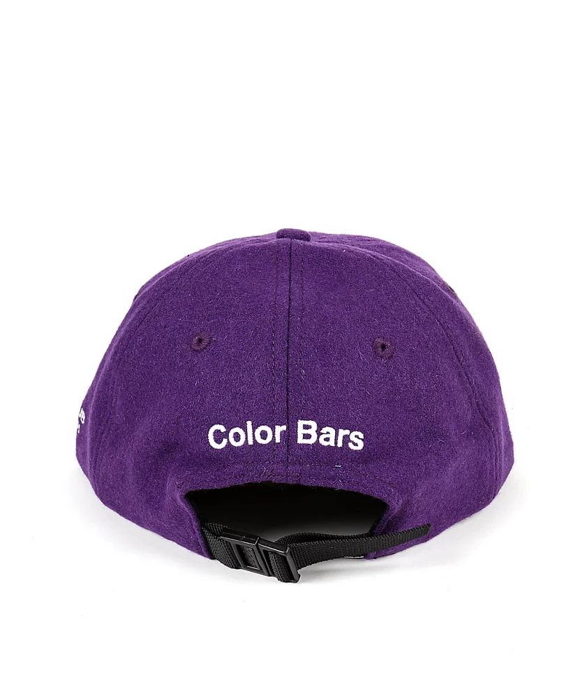 Color Bars x Playboy Tokyo Club Purple Strapback Hat