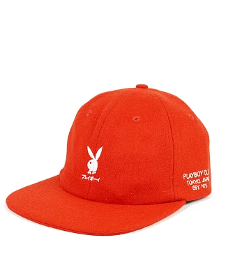 Color Bars x Playboy Tokyo Club Red Strapback Hat
