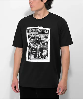 Common Youth Bucks Flyer Black T-Shirt