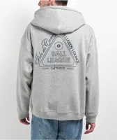 Coney Island Picnic 8 Ball Grey Zip Hoodie