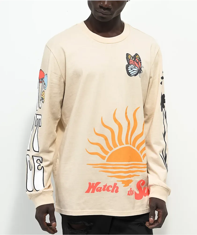 Coney Island Picnic Fresh Air Natural Long Sleeve T-Shirt