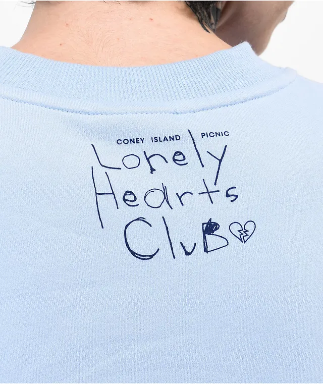 Coney Island Picnic Lonely Hearts Club Blue Crewneck Sweatshirt