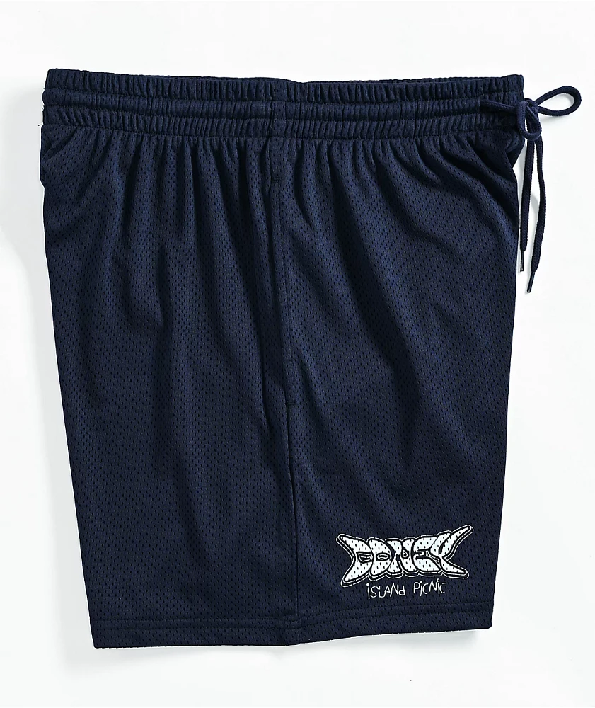 Coney Island Picnic Tour Navy Mesh Shorts