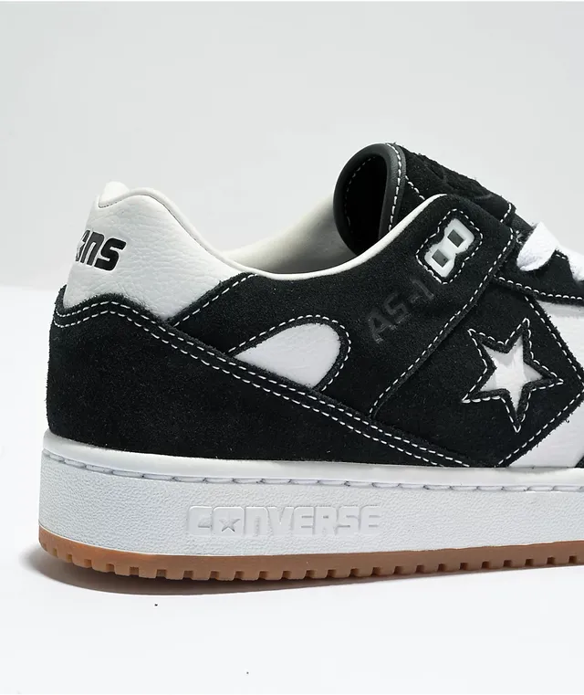 Pro Converse Zumiez Converse AS-1 Pro Black White Suede Skate