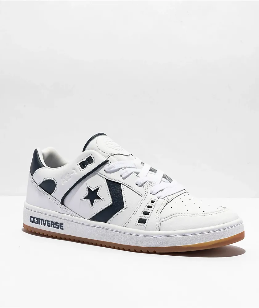 Converse AS-1 Pro White, Navy & Gum Skate Shoes