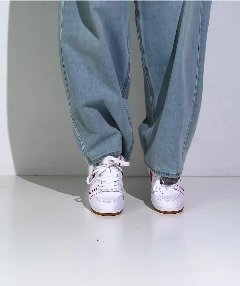 Converse AS-1 Pro White & Red Skate Shoes