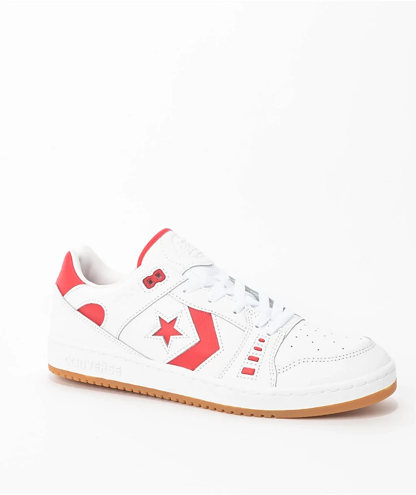 Converse AS-1 Pro White & Red Skate Shoes