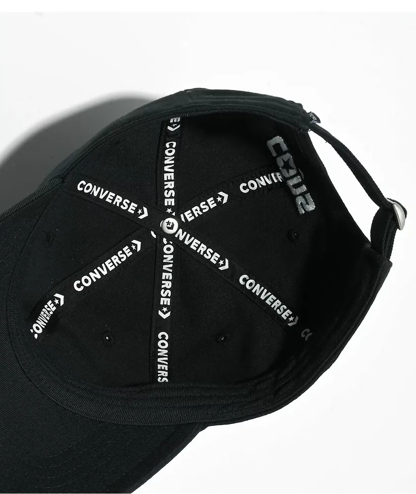 Converse CONS Bones Black Strapback Hat