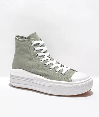 Converse CTAS Move High Top Slate Platform Shoes