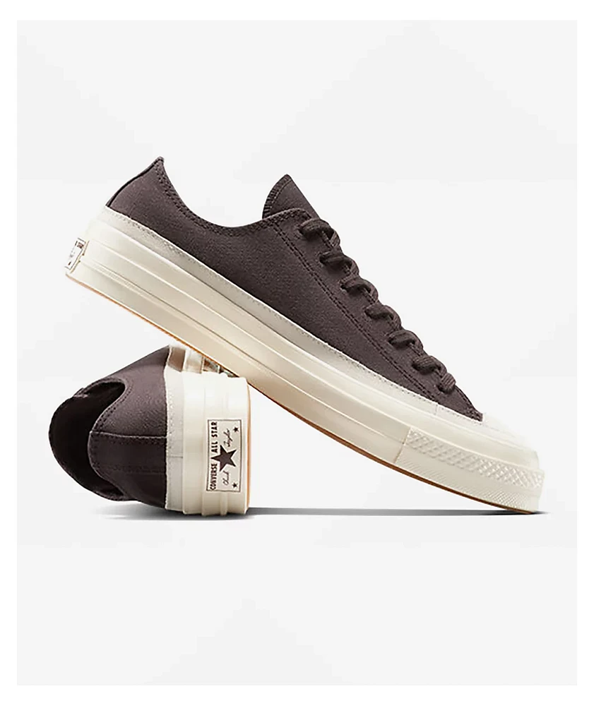 Converse Chuck 70 Canvas & Suede Rugged Brown Shoes