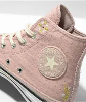 Converse Chuck Taylor All Star Autumn Embroidery Mauve High Top Shoes