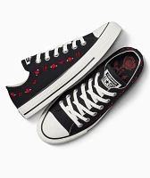 Converse Chuck Taylor All Star Black, Red, & Egret Shoes