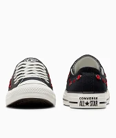 Converse Chuck Taylor All Star Black, Red, & Egret Shoes