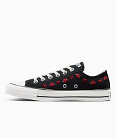 Converse Chuck Taylor All Star Black, Red, & Egret Shoes