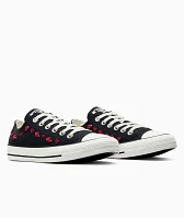 Converse Chuck Taylor All Star Black, Red, & Egret Shoes