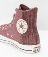 Converse Chuck Taylor All Star Cozy Utility Saddle & Dark Wine High Top Shoes