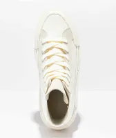 Converse Chuck Taylor All Star Cruise White & Egret High Top Platform Shoes